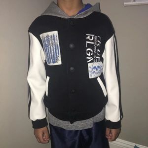 True Religion varsity jacket 4t